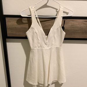 Lulus White Short Dress Size XS